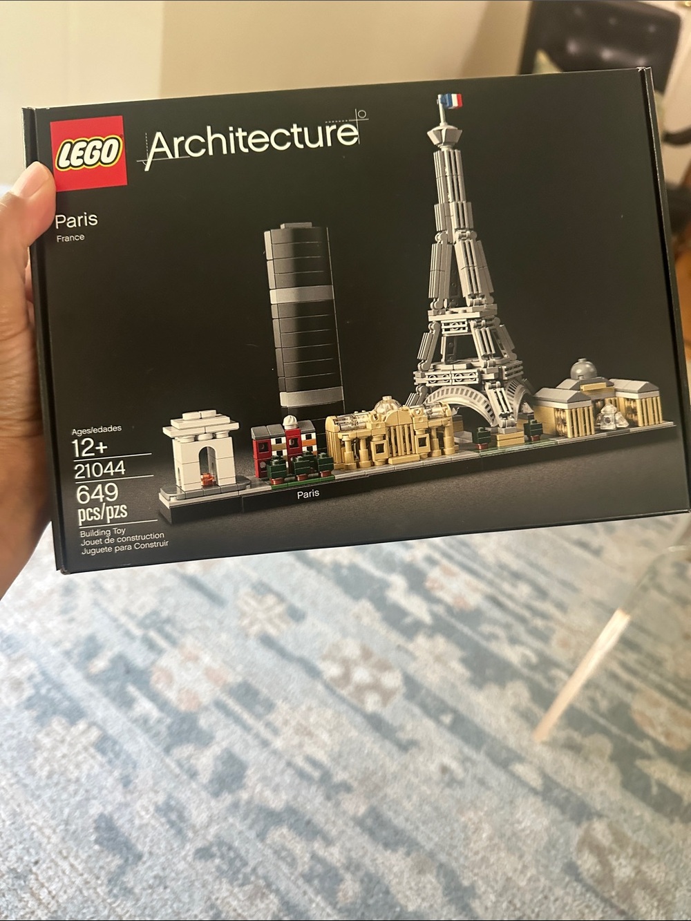 LEGO Architecture Paris Skyline, Collectible Model Building Kit w/ Eiffel Tower - Picture 3 of 5